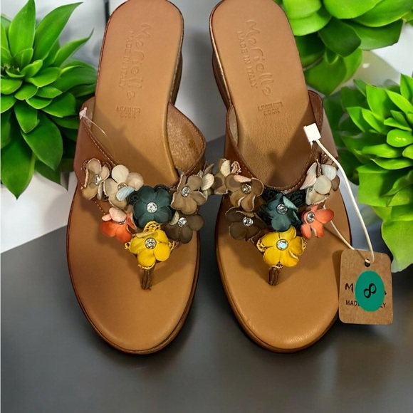 Mariella Shoes - NWT Made in Italy Mariella Sandals Women's Floral Sandals - Multicolor Flower